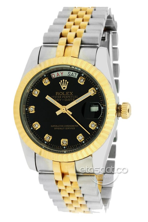 Rolex Day-Date Bayan İmitasyon Saat-0
